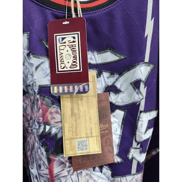 Mitchell & Ness Raptors 1998-99 75th Diamond Swingman Jersey 15 Carter Size 6XLB - Picture 7 of 9